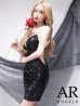 画像2: XSサイズあり【ANGEL R/エンジェルアール】スパンコール / ビジュー/ メッシュオフショルダー/ タイト/ミニドレス/ キャバドレス[OF2] (2)