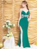 画像19: 【ANGEL R/エンジェルアール】ウエストビジュー/ Vカット/ メッシュ/ タイトロングドレス/ キャバドレス long[OF2]