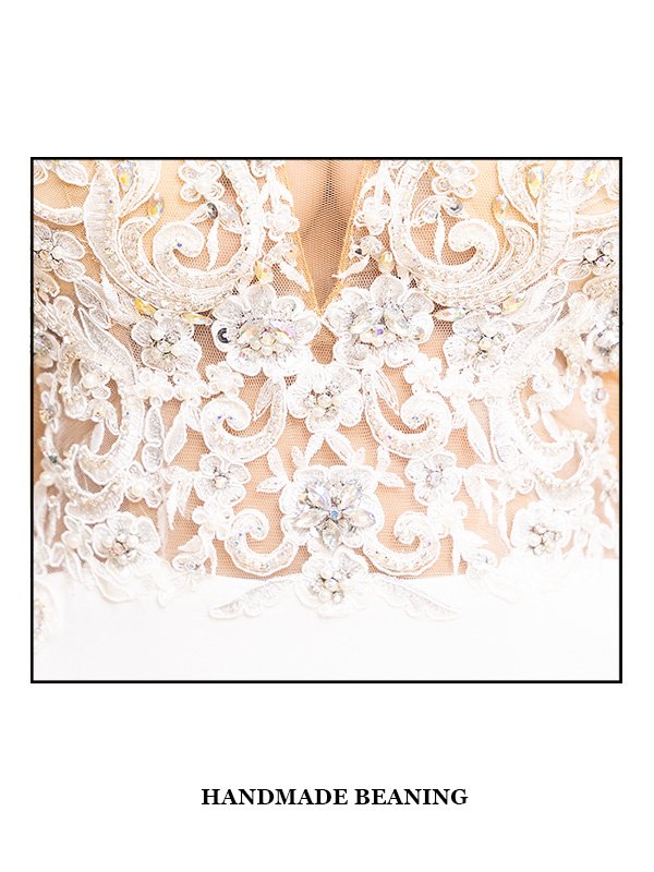 画像11: 【ANGEL R/エンジェルアール】アッパーフラワーレース/ ホルターネック/ デコルテビジュー/ タイト/ ロングドレス/ キャバドレス long[OF2]