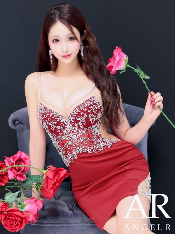 画像2: XSサイズあり【ANGEL R/エンジェルアール】ビジュー/ シアー/ キャミソール/ タイト/ ミニドレス/ キャバドレス[OF2]