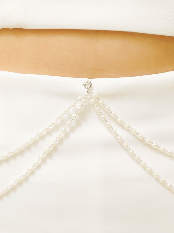 画像12: XSサイズあり【ANGEL R/エンジェルアール】オープンバスト/ デコルテビジュー/ アメスリ/ チェーン/ セパレート/ マイクロミニ/ タイト/ ミニドレス/ キャバドレス[OF2]