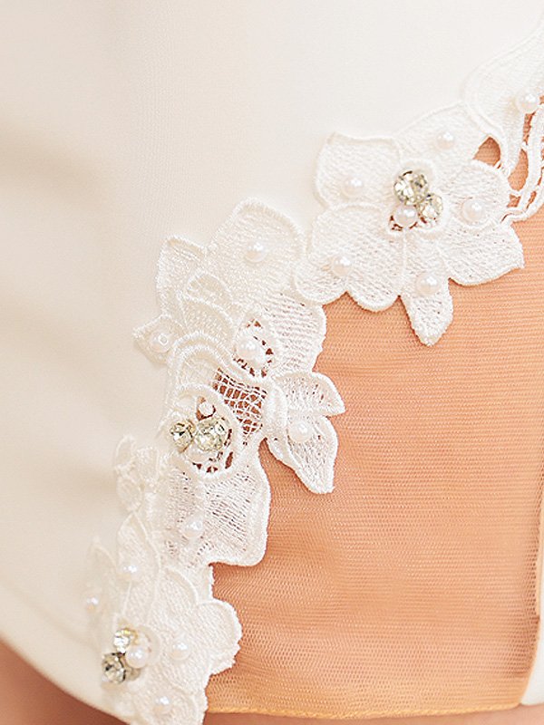 画像12: XSサイズあり【ANGEL R/エンジェルアール】フラワーレース/ バストメッシュ/ ビジュー/ キャミソール/ ワンカラー/ タイト/ ミニドレス/ キャバドレス[OF2]