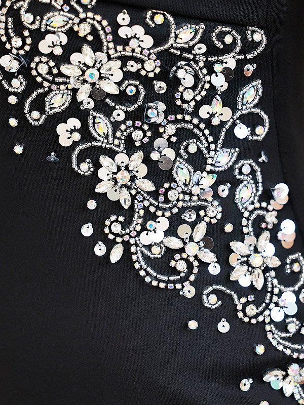 画像11: XSサイズあり【ANGEL R/エンジェルアール】ウエストカットデザイン/ フラワービジュー/ ワンカラー/ キャミソール/ タイト/ ミニドレス/ キャバドレス[OF2]