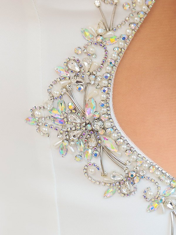 画像12: XSサイズあり【ANGEL R/エンジェルアール】 フリルショルダーデザイン/ デコルテビジュー/ カットアウト/ ワンカラー/ タイト/ ミニドレス/ キャバドレス[OF2]