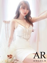 XSサイズあり【ANGEL R/エンジェルアール】バストレースアップ/ Vウエスト/ ビジュー/ ワンカラー/ シアー/ タイト/ ミニドレス/ キャバドレス[OF2]