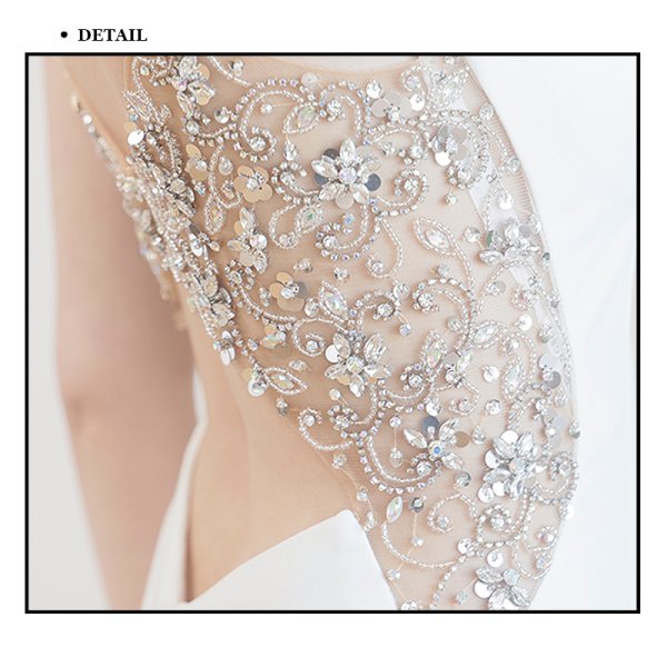 画像10: XSサイズあり【ANGEL R/エンジェルアール】バックビジュー/ ダイヤカット/ メッシュ/ タイト/ ミニドレス/ キャバドレス[OF2]