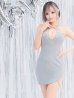 グレー モデル：葉月芽生　身長：157cm　着用サイズ：Sサイズ