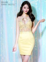【予約商品/5月中旬-5月下旬発送予定】XSサイズあり【ANGEL R/エンジェルアール】ホルターネック/ パール/ レース/ メッシュ/ タイト/ ミニドレス/ キャバドレス[OF2]