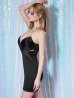 ブラック モデル：葉月芽生　身長：157cm　着用サイズ：Sサイズ