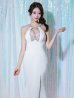 ホワイト　モデル：ゆめか　身長：160cm　着用サイズ：Sサイズ