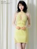 イエロー モデル：南柚子　身長：163cm　着用サイズ：Sサイズ