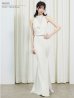 ホワイト　モデル：南柚子　身長：163cm　着用サイズ：Sサイズ