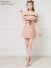 ピンクベージュ　モデル：楓　身長：161cm　着用サイズ：Sサイズ