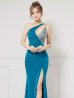 ブルー　モデル：葉月芽生　身長：157cm　着用サイズ：Sサイズ