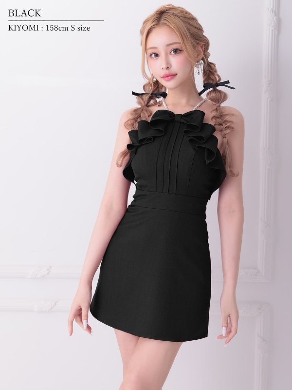 ブラック　モデル：きよみ　身長：158cm　着用サイズ：Sサイズ