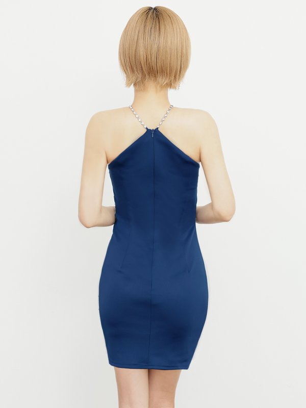 ラピスブルー モデル：葉月芽生　身長：157cm　着用サイズ：Sサイズ