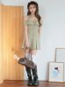 ベージュ モデル：るりぴ　身長：165cm　着用サイズ：Sサイズ