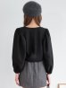 ブラック モデル:るりぴ 身長:165cm 着用サイズ:Fサイズ
