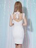 ホワイト モデル：葉月芽生　身長：157cm　着用サイズ：Sサイズ
