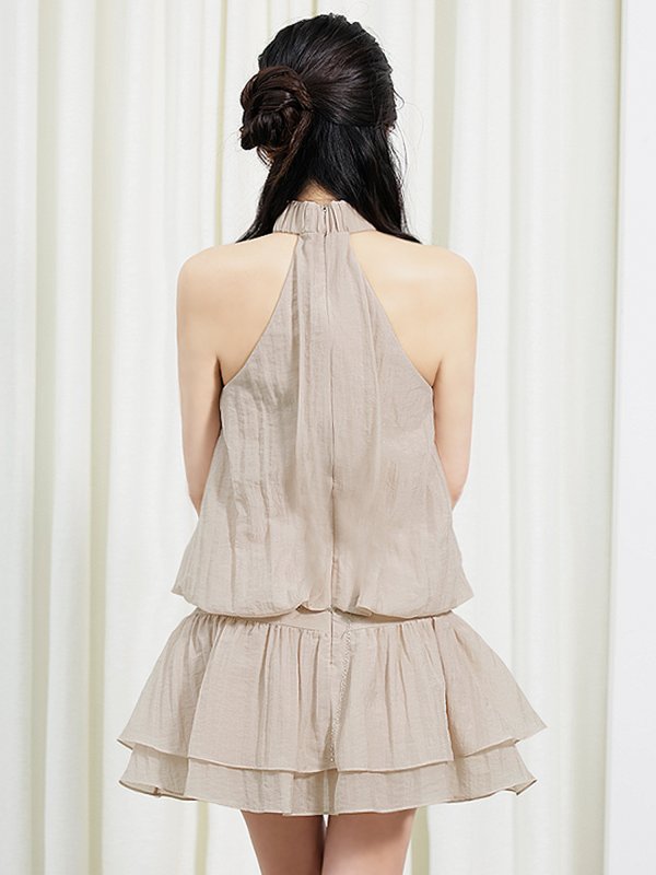 ベージュ モデル:みゆ 身長:156cm 着用サイズ:Sサイズ