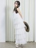 ホワイト　モデル：みゆ　身長：156cm　着用サイズ：Sサイズ