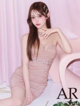 【予約商品/8月中旬-8月下旬発送予定】【ANGEL R/エンジェルアール】ホルターネック/ フラワーレース/ ビジュー/ メッシュ/ ラメ/ タイト/ マイクロミニドレス/ キャバドレス[OF2]
