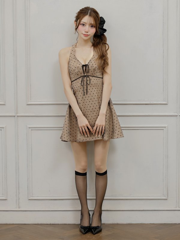 ベージュ モデル：ひより　身長：152cm　着用サイズ：Sサイズ