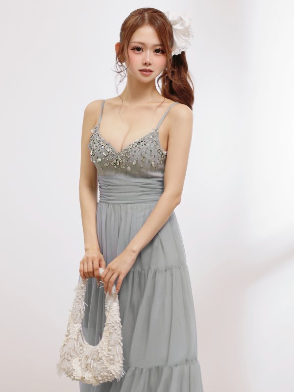 アイスグレー モデル：りり　身長：159.8cm　着用サイズ：Sサイズ