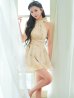 ベージュ　モデル：ゆいぴす　身長：170cm　着用サイズ：Sサイズ