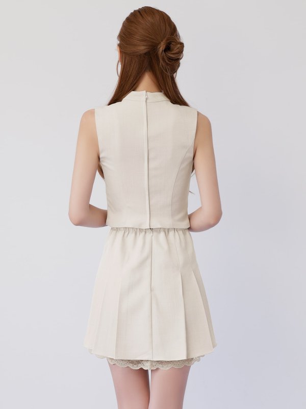 アイボリー モデル：るりぴ　身長：165cm　着用サイズ：Sサイズ