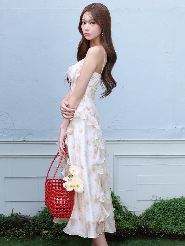 イエロー　 モデル：るりぴ　身長：165cm　着用サイズ：Sサイズ