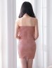ピンク　モデル：ゆいぴす　身長：170cm　着用サイズ：Sサイズ