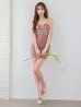 ピンク　モデル：るりぴ　身長：165cm　着用サイズ：Sサイズ