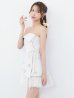 ホワイト　モデル：るりぴ　身長：165cm　着用サイズ：Sサイズ