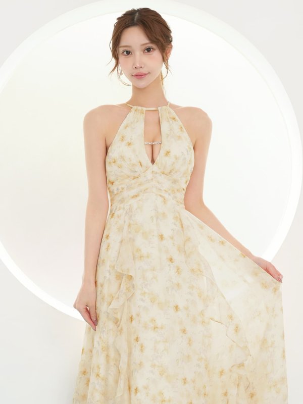イエロー　モデル：るりぴ　身長：165cm　着用サイズ：Sサイズ