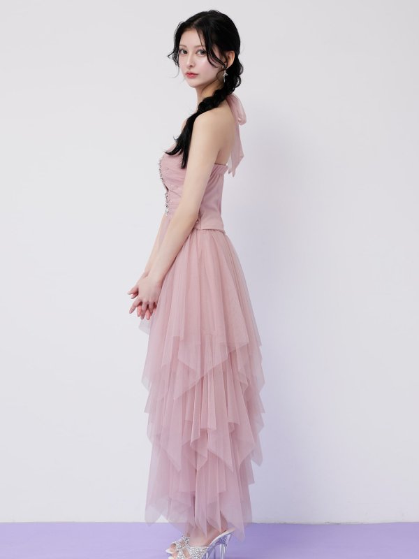 ピンク　モデル：ミレイ　身長：156cm　着用サイズ：Sサイズ