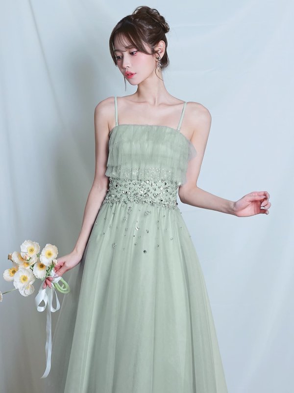 グリーン　モデル：るりぴ　身長：165cm　着用サイズ：Sサイズ