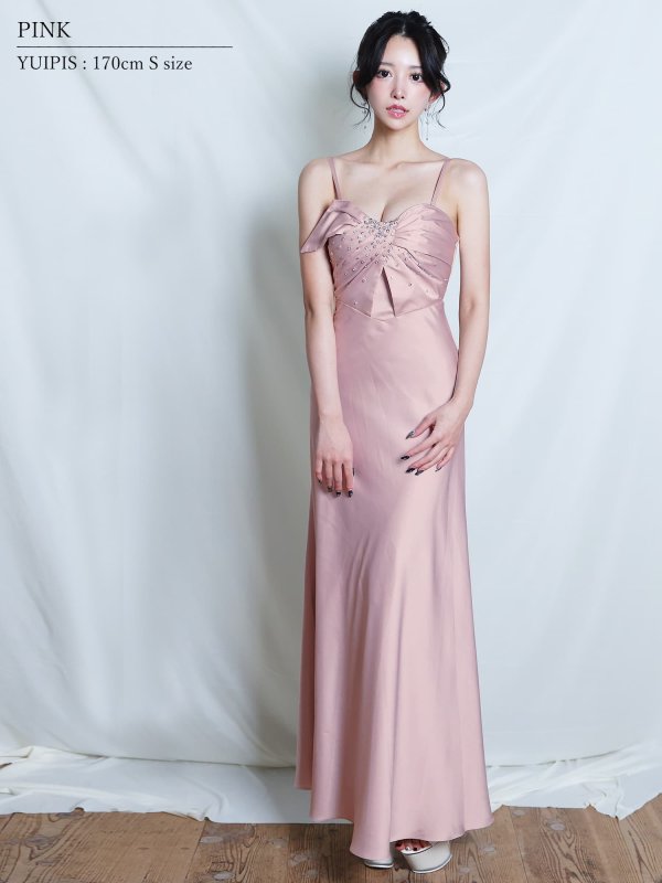 ピンク　モデル：ゆいぴす　身長：170cm　着用サイズ：Sサイズ