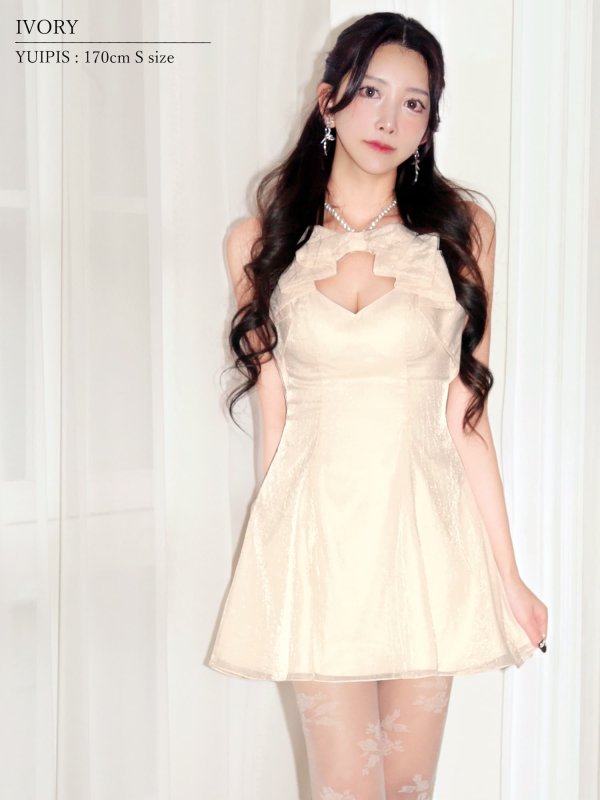 アイボリー　モデル：ゆいぴす　身長：170cm　着用サイズ：Sサイズ