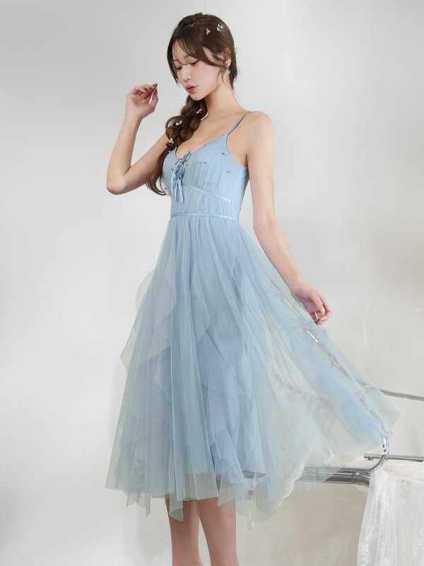 ブルー　モデル：るりぴ　身長：165cm　着用サイズ：Sサイズ