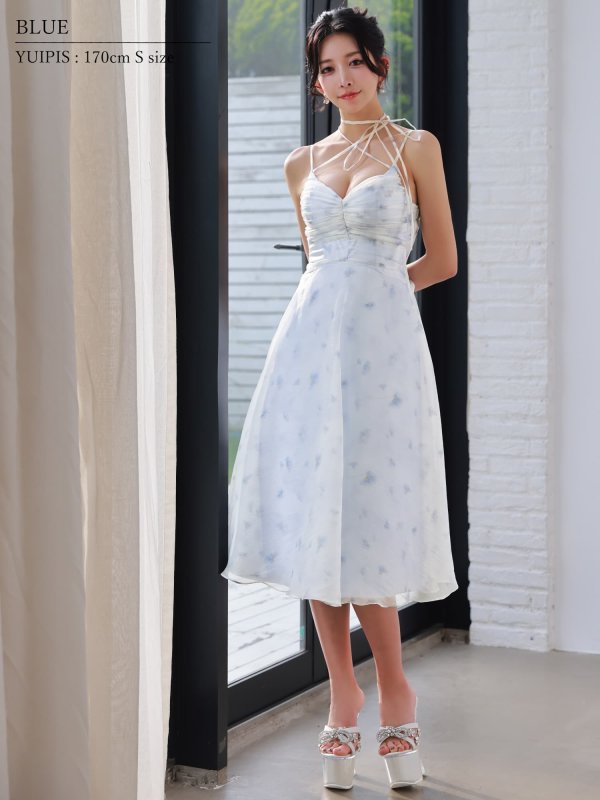 ブルー　モデル：ゆいぴす　身長：170cm　着用サイズ：Sサイズ