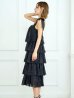 ブラック　モデル：葉月芽生　身長：157cm　着用サイズ：Sサイズ