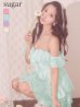 ブルー モデル：三上悠亜　身長：159cm　着用サイズ：Sサイズ