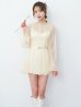 アイボリー　モデル：るりぴ　身長：165cm　着用サイズ：Sサイズ