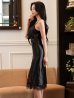 ブラック　モデル：ゆいぴす　身長：170cm　着用サイズ：Sサイズ