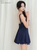 ネイビー　モデル：ゆいぴす　身長：170cm　着用サイズ：Sサイズ