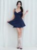 ネイビー　モデル：ゆいぴす　身長：170cm　着用サイズ：Sサイズ