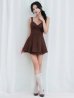 ブラウン　モデル：ゆいぴす　身長：170cm　着用サイズ：Sサイズ