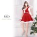 画像3: 【即日発送】【X'mas5点セット】バックリボンシアーレースフレアサンタコスプレ[YMT]