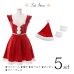 画像13: 【即日発送】【sugar nine サンタコス 5点セット】【S〜Lサイズ/1カラー】バックリボンシアーレースフレアサンタコスプレ[YMT]